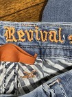Rock Revival Jazlyn Women Size 25 Boot Jeans Embellished Bling light blue — photo 10