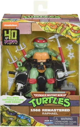 1988 Teenage Mutant Ninja Turtles Remastered TMNT Raphael NEW 2024 Figure