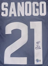 Adama Sanogo Signed Autographed UCONN Huskies Nike Jersey BAS COA