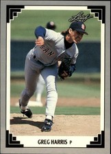 1991 Leaf #422 Greg W. Harris - BB