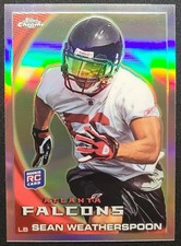 2010 Topps Chrome Sean Weatherspoon #C171 Rookie RC Refractor Atlanta Falcons