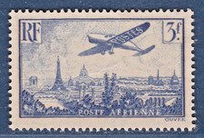TIMBRE 1936 FRANCE POSTE AERIENNE N° 12-N**.B-COTE: 45 EUROS-VSCAN RV-1
