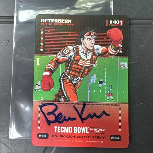 Afterbern Bernie Kosar STEEL AUTO 2026 Battle Arena Tecmo Bowl BKA9 Browns
