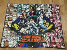 MY HERO ACADEMIA CHARACTER FLEECE BLANKET 50"x 40" NEW