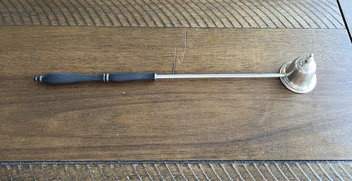 Gorham 760 Sterling Silver Candle Snuffer Ebony Handle