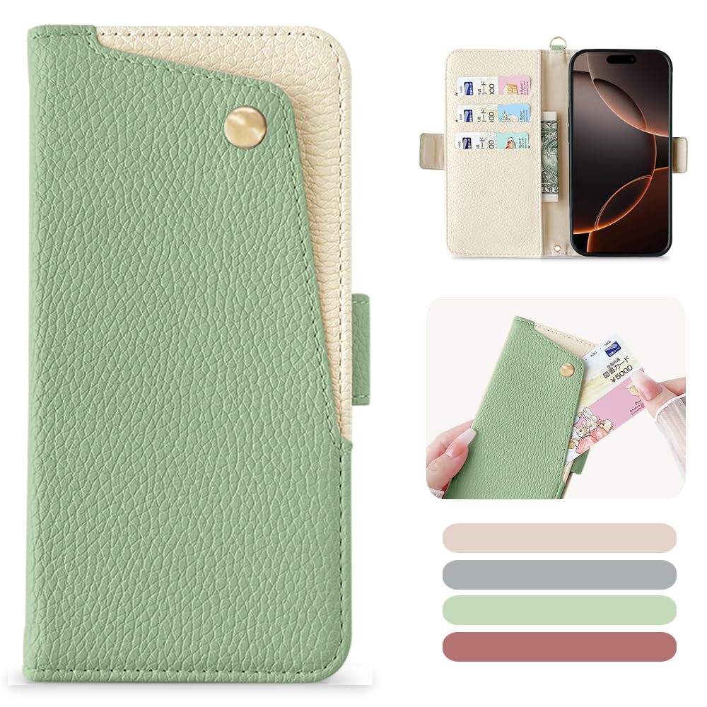 Kahper for for iPhone 16 Pro Case Notebook Type iPhone 16 Pro Case Notebook 562