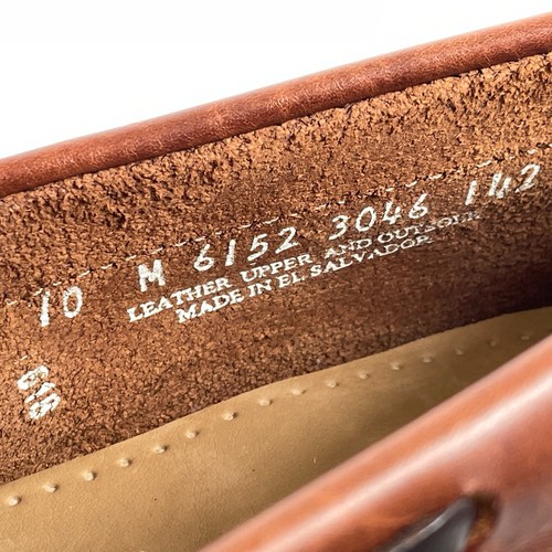 GH Bass Weejuns Jaclyn Kiltie Mocasines Borla Mujer Talla 10 M Zapato Cuero Marrón - Imagen 11 de 11