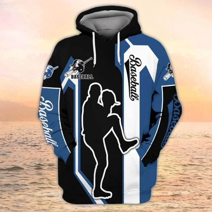 3D All Over Print Baseball Hoodie, Baseball Shirt Men Women, Baseball Lover Clot