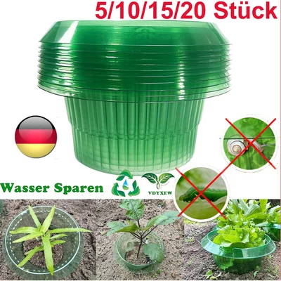 Schneckenschutzringe Schneckenschutz Salatring Schneckenstopp  Schneckenkragen | eBay.de