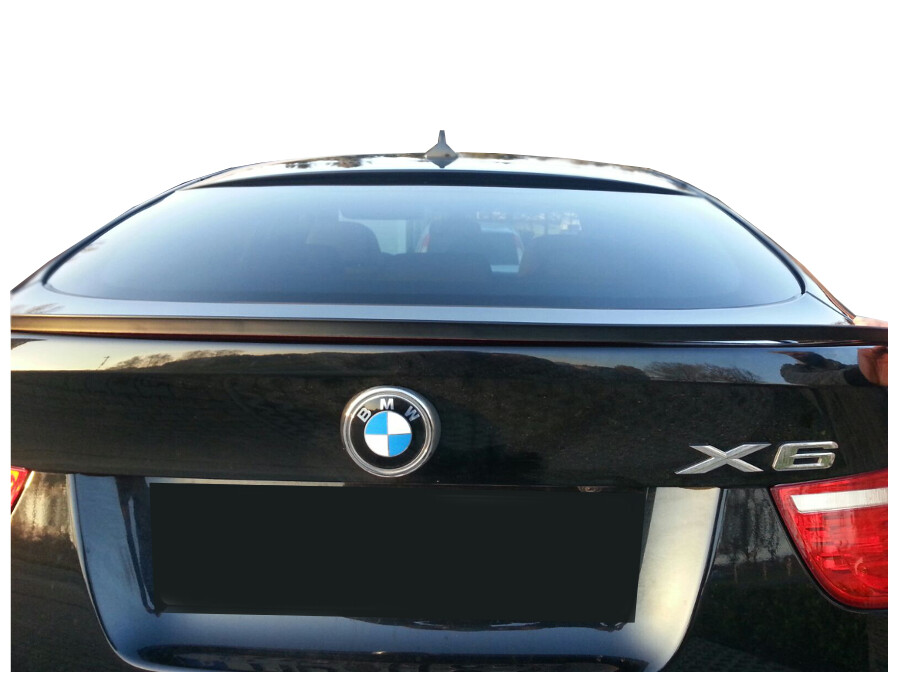 Spoiler suitable for BMW X6 E71, Rear Spoiler UNPAINTED Rear lip