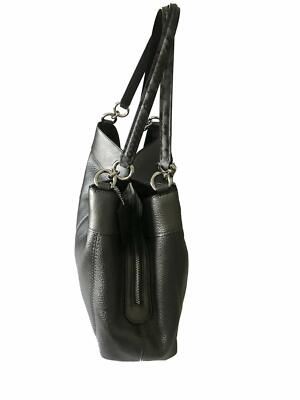 Coach Lexy Pebble Leather Shoulder Bag Gunmetal B3003 for sale