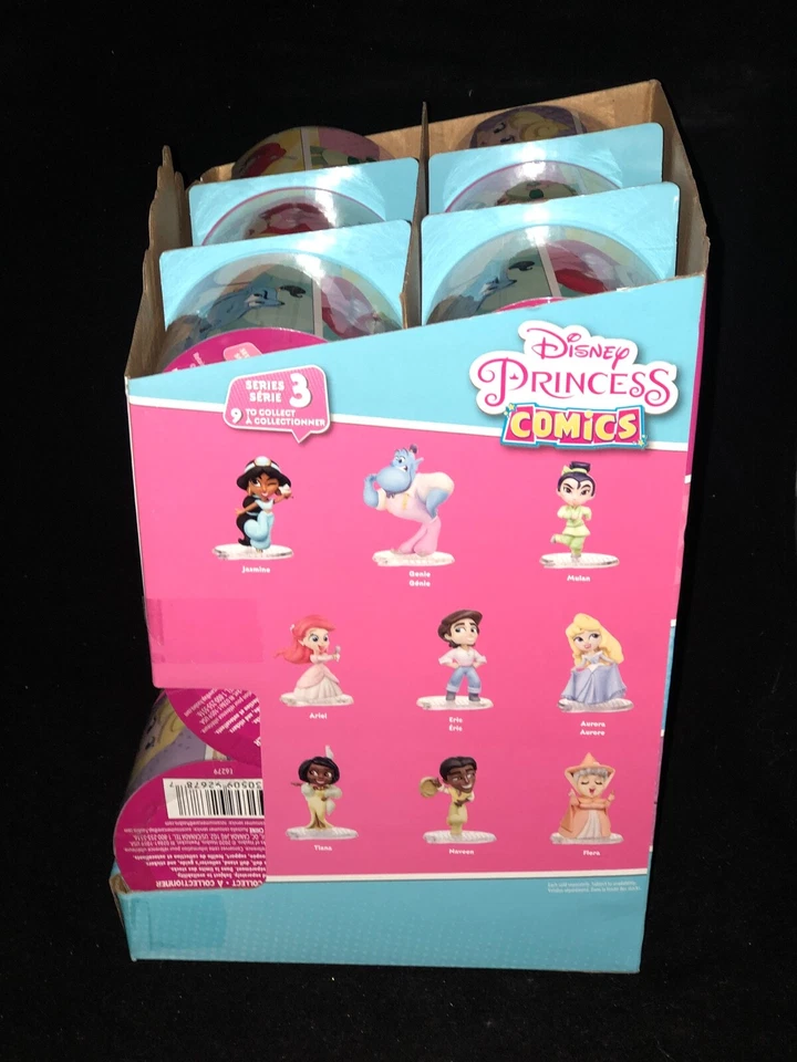HASBRO DISNEY PRINCESA COMICS COLECCIÓN PASTEL SERIE 3 LOTE DE 18 CON EXPOSITOR Foto 2 de 4