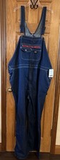 DICKIES Mens Size 3XL R Bib Overalls Adjustable Straps  Blue Denim NWT