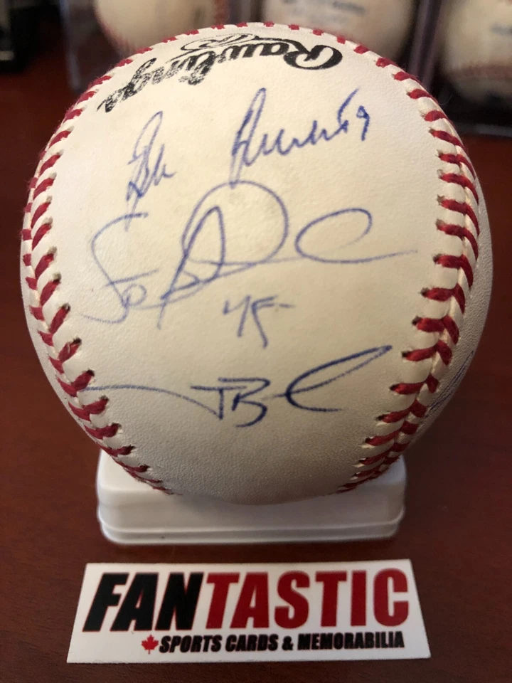 Chicago Cubs Signed Baseball 10 Former Players inc Eric Karros Reed Johnson etc - Image 2 of 4