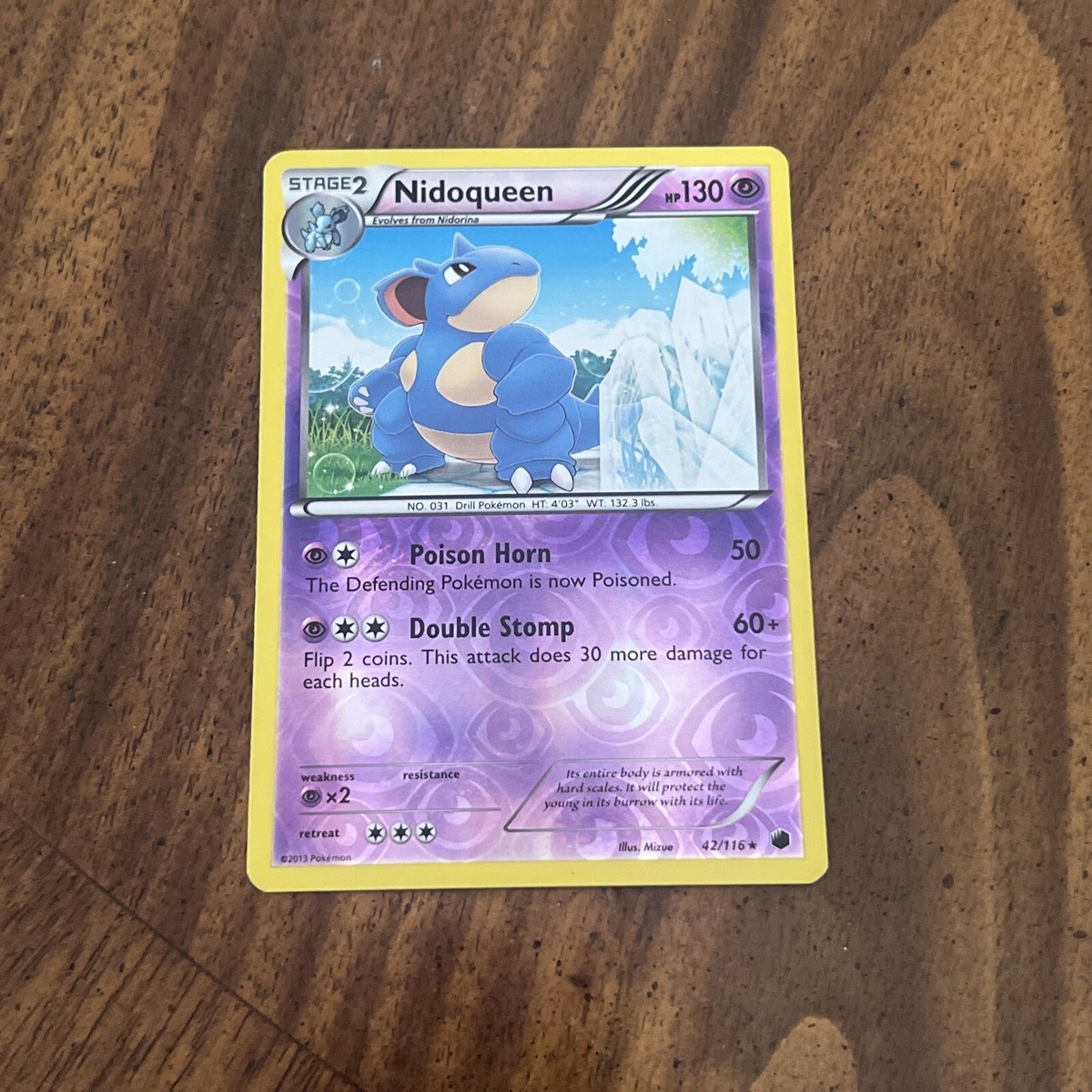Nidoqueen 42/116 Reverse Holo Plasma Freeze Pokémon VLP | eBay