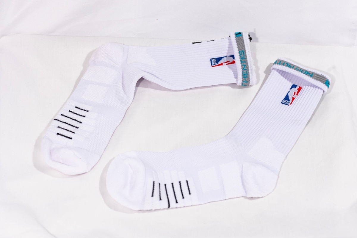 Nike NBA ソックス ホワイト Lサイズ 新品未使用バスケ厚手4足セット Nike NBA Authentics - White & Black - Various Lengths | eBay