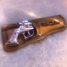vintage Deputy cap gun In Holster Toy Original
