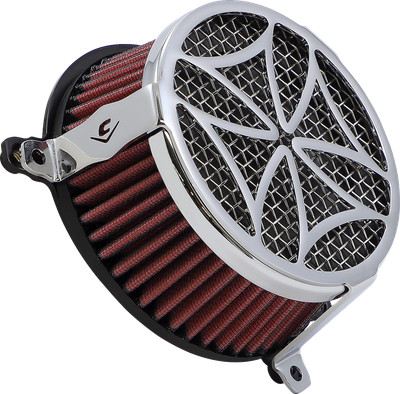 COBRA 606-0103-02-SB Air Cleaner Kit - Chrome