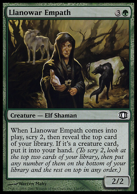 Magic the Gathering MTG Llanowar Empath (130) Future Sight   LP