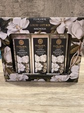 Floramor Firenze made in Italy Magnolia Luxury Gift Box Lotion/Shower Gel/Salts