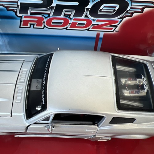 1967 Ford Mustang GT 1/24 Diecast Car Maisto Pro Rodz Silver Pro-Touring - Picture 15 of 24