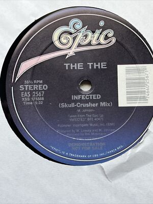 #ad #ad The The Infected 12quot; Vinyl Single PROMO New Wave Punk $12.71
