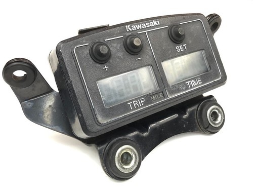 87 Kawasaki KDX 200 KDX200 OEM Trip Meter Time Mile Speedometer Cluster Case 8-D - Foto 3 di 12
