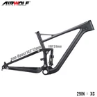 29er Full Suspension Carbon Fiber Mountain Bike Frame AM MTB Fiber 142*12mm