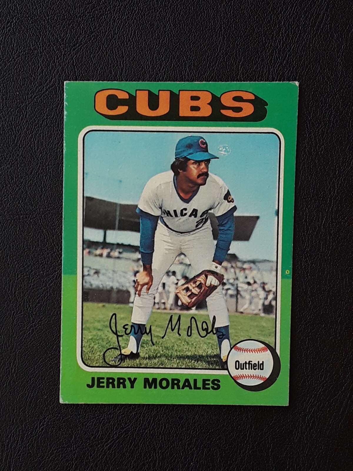 1975 Topps Jerry Morales Baseball Card. #282 Chicago Cubs Outfielder....