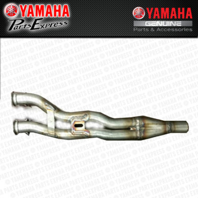 NEW 2006 - 2010 YAMAHA APEX ATTAK OEM RIGHT SIDE STAINLESS STEEL EXHAUST Y-PIPE