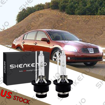 6000K WHITE HID Xenon Headlight Bulb For Nissan Maxima 2004-08 High Low Beam x2