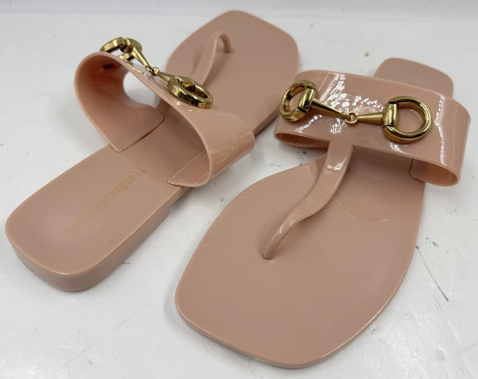 Sandalias sin cordones informales Jeffrey Campbell A Lil Bit para mujer 9 desnudas Foto 3 de 4