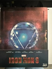 Iron Man 3 Steelbook blu ray 2D-3D ita fuori catalogo