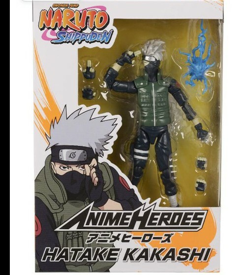 Figurine Naruto Kakashi 17 cm articulée avec articulations fluides pour poses de combat