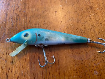 Leurre De Pêche Vintage Heddon Tigre – 4" – Corps Translucide – USA