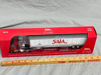 清*様 SALÃO DIECAST SD4 ブラジル コンベンション 2023 SAIA LTL Freight Freightliner Cascadia Day Cab Wabash DCP 1:64 NIB