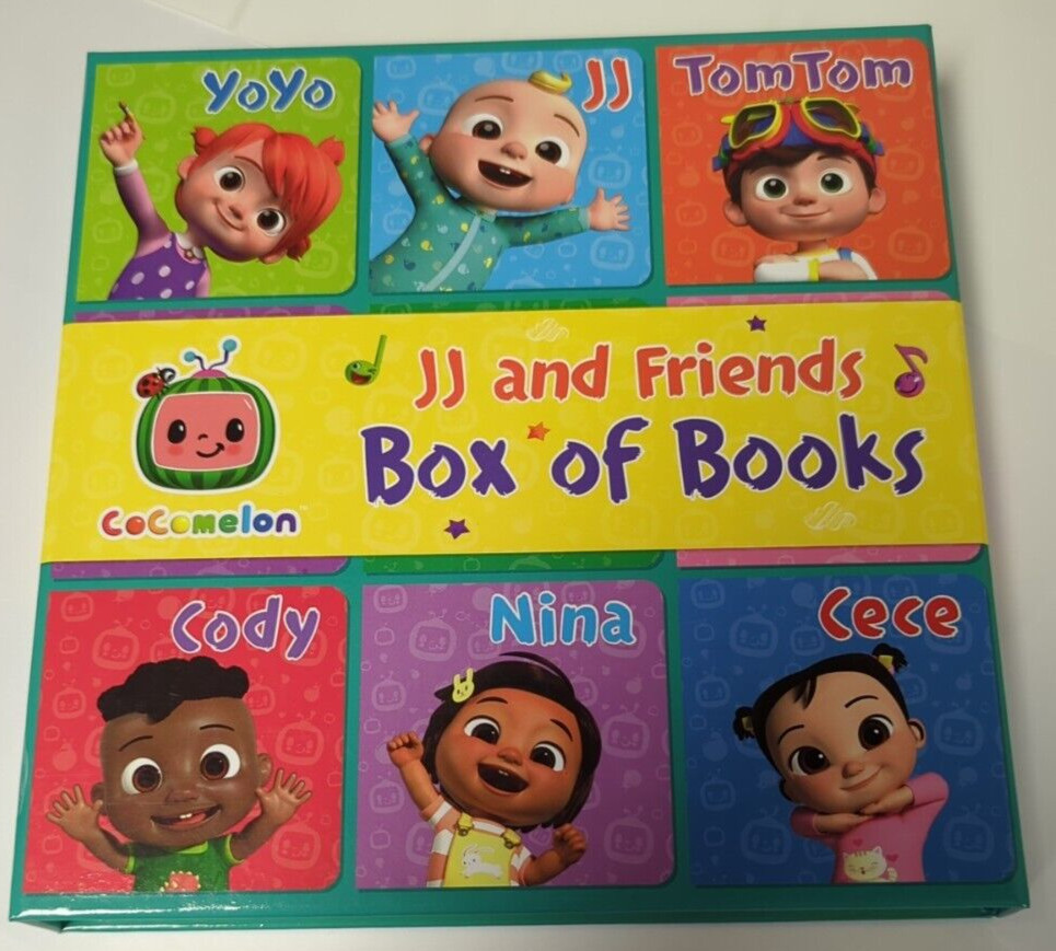 CoComelon Board Books JJ & Friends Box Books 9 early-learning for Little Hands