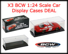 X3 BCW High Quality 1:24 Scale Model Diecast Car Display Case Clear Storage Deal