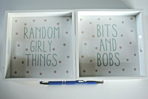 Girlie Tray - coins, bits, bobs - gift idea birthday, Mothers Day, Valentine ... - Picture 3 of 5