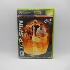 Top Spin Microsoft Xbox 2003 Complete with Manual CIB Tested and Working