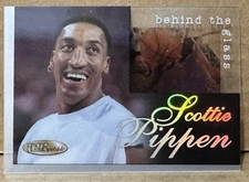 Scottie Pippen 1997 Scoreboard Inkcredible UNLISTED Behind the Glass Holo Silver