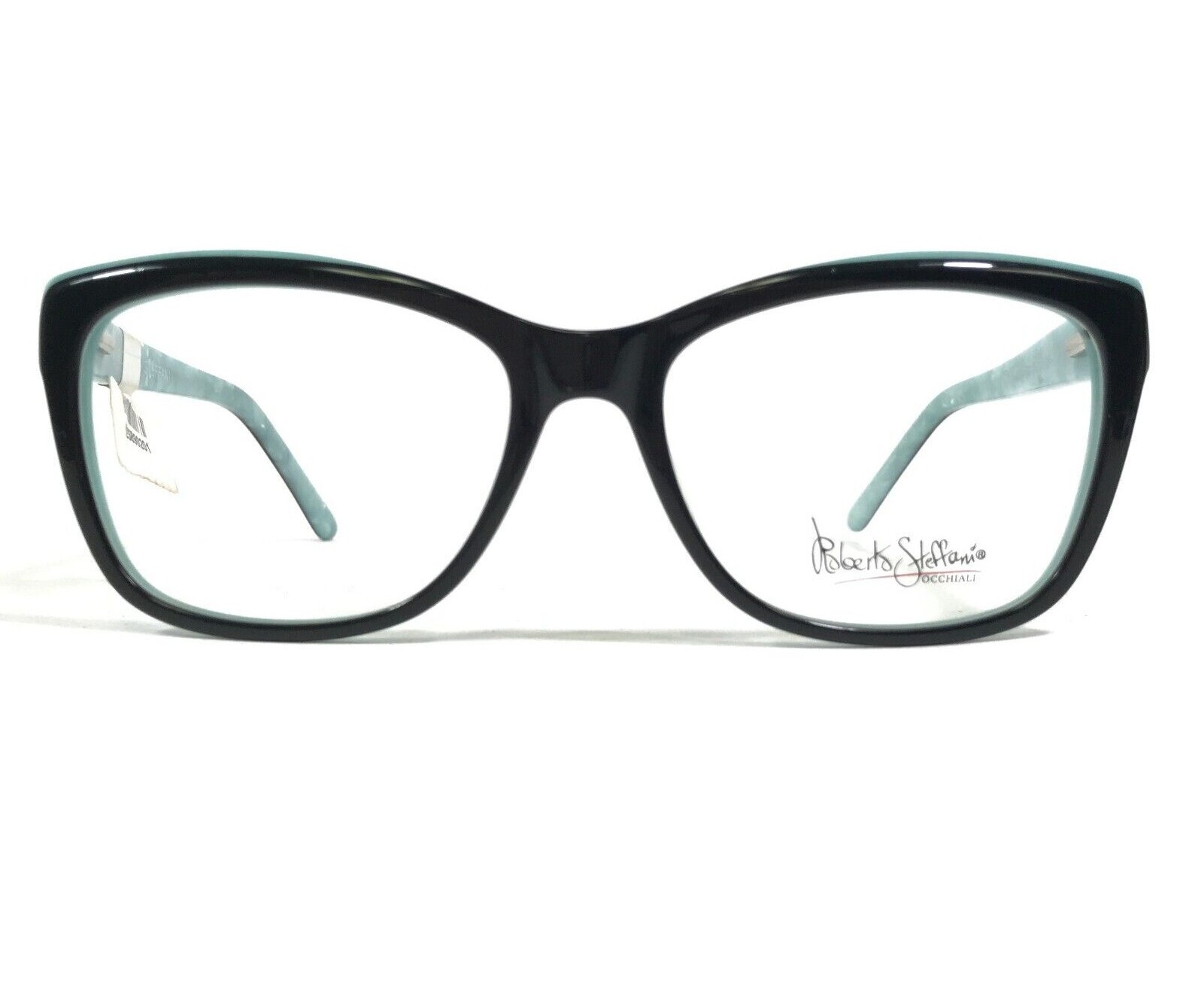 Roberto Steffani RS 156 COL 90 Оправа для очков Черный Синий Квадрат 53-17-145
