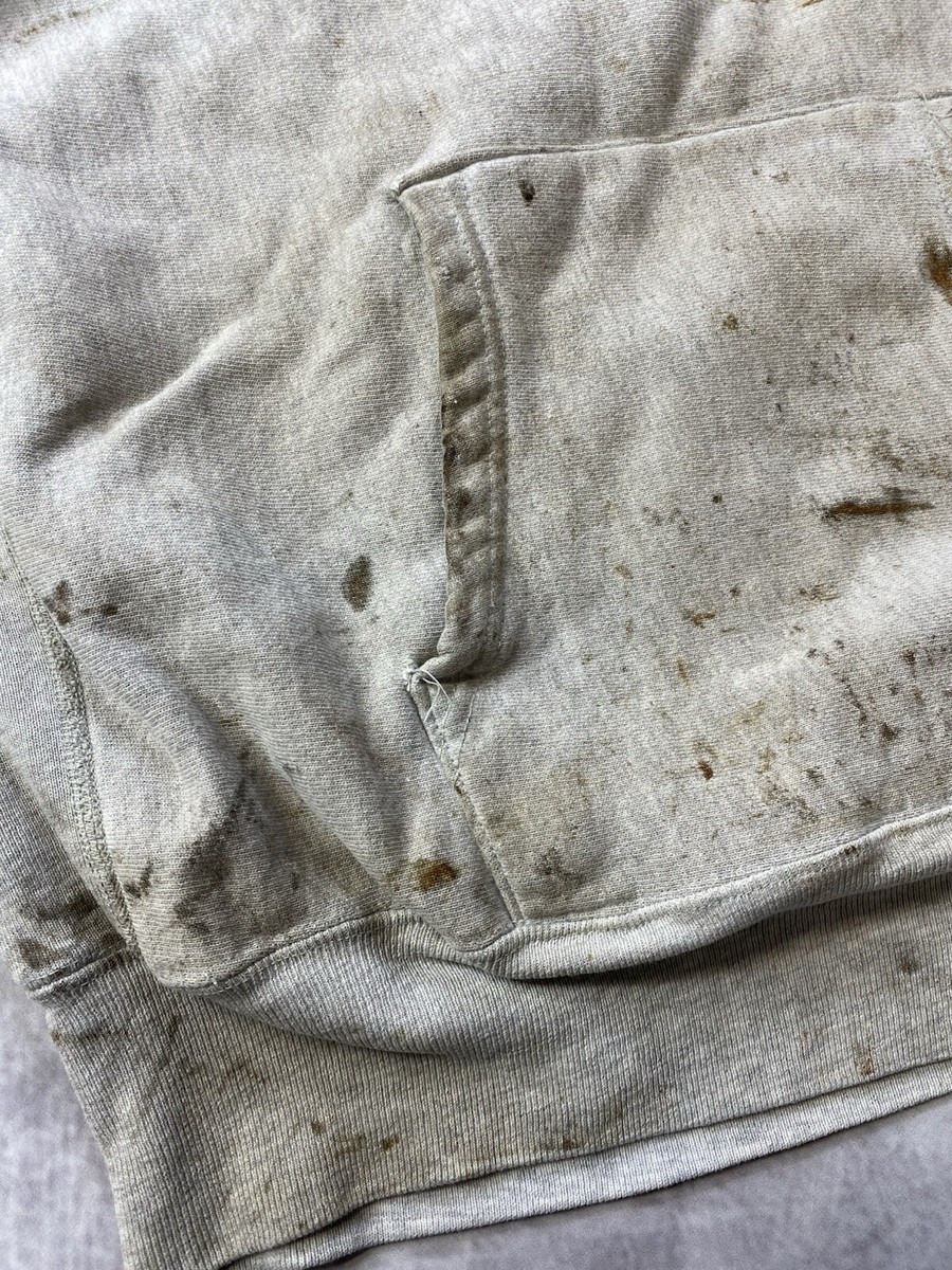 Vintage Lands End By Champion Hoodie Size M/L Trashed