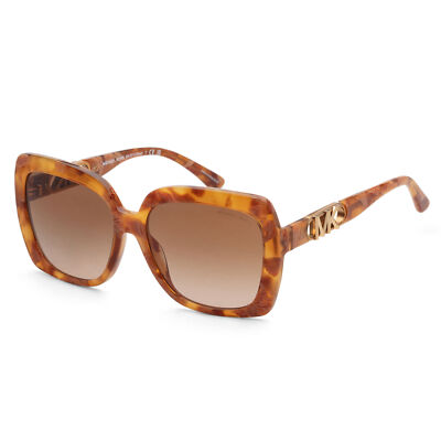 Michael Kors Women's Nice 57mm Amber Graphic Tort Sunglasses MK2213-399913-57