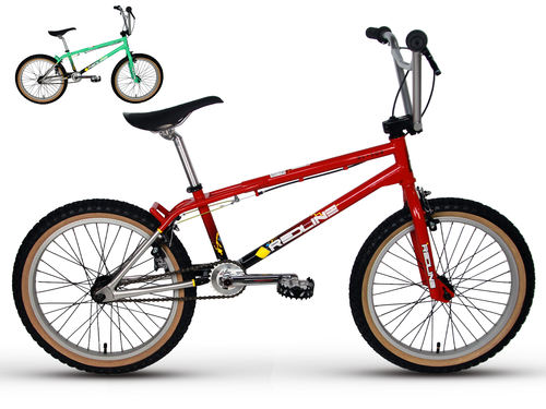 REDLINE Retro 20" RL20B Bike Red With Black Skyway Tuff Wheel Upgrade - Picture 4 of 12