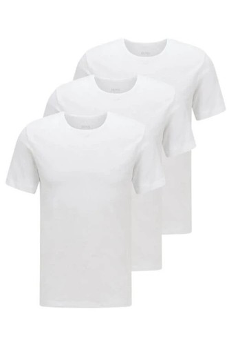 Hugo Boss Mens 3 Pack T Shirts White Size M L XL XXL - 第 1/5 張圖片