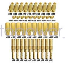 Carburetor 30Pc Main Jets+ 10Pc Slow/Pilot Jet Kit #32 #35 #38 #40 #42 #45 #48