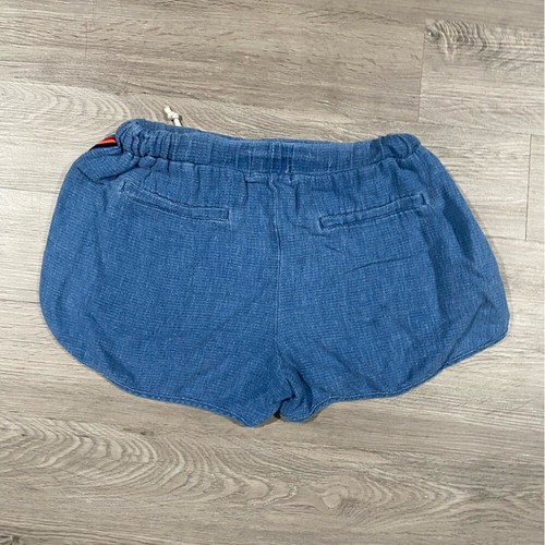Sundry Pull on Shorts Blue Women's Sweats with Red Accents - 第 3/4 張圖片