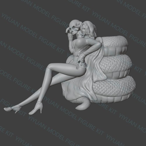 1/24 Scale Boa Hancock Uncolored Unassembled 3D Printed Resin Model Toys Kit GK - Picture 47 of 56