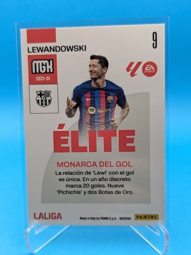 Robert Lewandowski 2023-24 Panini Megacracks LaLiga ELITE #9 Barcelona FC - Picture 2 of 2